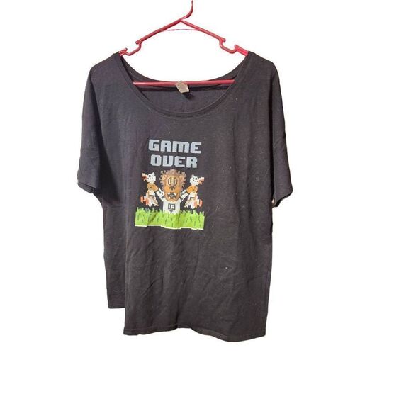 Bella Game over shirt large black - Picture 3 of 7